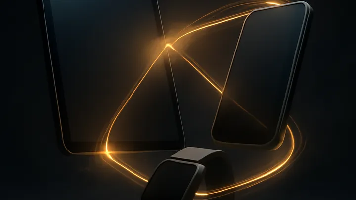 TKPK COM Multiple devices floating in harmony